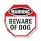 Signmission Warning Beware of Dog, 18 Inch X 18 Inch, Vinyl Decal OC-D-18-49 - alternate 1