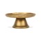 Homeroots 8in Gold Cast Iron Handmade Round Trinket Tray 634790 - alternate 6
