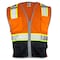 Dome75 Hi-Vis Safety Vest SM/MD Class ANSI/ISEA 107-2020 Class 2 , Zipper 6 Pockets, 2 Mic Tab DV2125 - alternate 5
