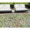 Homeroots 8' X 10' Fern Green And Artichoke Green Paisley Washable Indoor Outdoor Area Rug 588609 - alternate 1