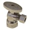 Premier Quarter Turn Angle Stop, 1/2 in. IPS x 1/2 in. Slip Joint, Lead Free Chrome NLT1331ASJF - alternate 1