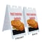 Signmission Pork Tenderloin Sandwich, A-Frame & 2 Decals Installed, Heavy-Duty Plastic Frame SBHD-D-2436-Pork Tenderloin Sandwich - alternate 4