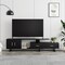 Leisuremod Avery TV Stand with MDF Cabinet and Powder Coated Steel Legs, Ebony ATS69BL - alternate 15