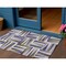 Homeroots 3' X 5' Lavender Brown And Green Geometric Washable Indoor Outdoor Area Rug 598274 - alternate 1