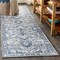 Jonathan Y Modern Persian Vintage Medallion Light Gray/Navy 2 ft. x 8 ft. Runner Rug MDP106B-28 - alternate 1