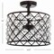 Jonathan Y Gabrielle 14.5" Crystal/Metal LED Semi-Flush Mount, Oil Rubbed Bronze JYL9023A - alternate 9