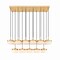 Z-Lite Renaud Modern Gold 17 Light Linear Chandelier 827P6-17L-MGLD-LED - alternate 6