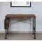 Homeroots 39" Brown and Black Writing Desk 491411 - alternate 6