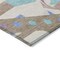 Homeroots 8' X 10' Brown Teal Blue And Ivory Geometric Washable Indoor Outdoor Area Rug 617953 - alternate 6