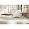 Osp Home Furnishings Wall Street  Faux Leather Armchair, White WST51A-W32 - alternate 2