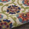 Homeroots 7' X 10' Navy Blue Beige Green Blue And Red Floral Indoor Outdoor Area Rug 546803 - alternate 5