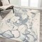 Jonathan Y Marmo Abstract Marbled Modern Blue/Cream 5 ft. x 8 ft. Area Rug CTP201B-5 - alternate 7