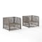Crosley Granite Bay 2-Piece Wicker Outdoor Chair Set CO6281ST-CR - alternate 8