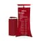 Fifthpulse Emesis Bags Medical Grade, Leak Resistant and Individually Wrapped 1000ml, Burgundy, 20PK FMN100646 - alternate 1