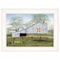 Homeroots Tulip Quilt Block Barn 1 White Framed Print Wall Art 404391 - alternate 1