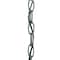 Homeroots Matte Black Glass Globe Hanging Light 397999 - alternate 5