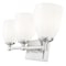 Z-Lite Oren 3-Light Vanity, 24 in W, Brushed Nickel 7004-3V-BN - alternate 7