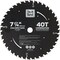 Do It Best 7-1/4'' 40-Tooth Combination Circular Saw Blade QJDIB-CS-005 - alternate 1