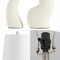 Jonathan Y Tula 19" Scandinavian Minimalist Ceramic Arch LED Table Lamp, Cream, 2PK JYL5504A-SET2 - alternate 8