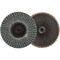 Auveco 3in Mini Zirconia Flap Disc - 60 Grit - Type 1, 2PK 22645 - alternate 1