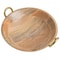 Cravings By Chrissy Teigen 13 Inch Mango Wood Bowl with Aluminum Gold Handles 95883.01 - alternate 6
