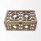 Homeroots 16" Natural and Brown Solid Wood Box 392590 - alternate 8