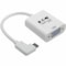 Tripp Lite RIGHT-ANGLE USB-C TO VGA ADAPTER CABLE M/F - 3.1, GEN 1, THUNDERBOLT 3, 1920 X U444-06N-VGA-RA - alternate 1