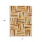 Homeroots 10' X 14' Orange Ivory And Copper Geometric Washable Indoor Outdoor Area Rug 598291 - alternate 7