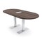 Skutchi Designs 6 Person Conference Table With Power Unit | 6' Racetrack Table | Harmony Series HAR-RAC-36X72-T-H3041-ESIL - alternate 1