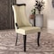 Leisuremod Novara Collection Modern Wooden Dining Chair in Light Cream, 2PK NC20CR2 - alternate 7
