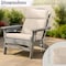 Lavish Home High Back Outdoor Chair Cushions for Patio Furniture Seats Water, Fade & UV-Resistant Fabric 82-TEX1061T - alternate 7