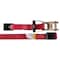 Mytee Products Ratchet Tie-Down Straps w/ Flat Hooks, 2inx30ft Ratchet Straps Red, 10,000 lbs BS RS230R - alternate 6