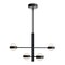 Afx Verona 4in Light LED Pendant Light, Black VRNP2X4LAJUDBK - alternate 1