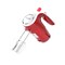 Better Chef 5 Speed Electric Hand Mixer in Red IM-811RED-2020 - alternate 1
