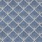 Homeroots 9' X 12' Navy Blue Gray And Ivory Geometric Washable Indoor Outdoor Area Rug 594729 - alternate 7