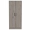 Homeroots 71" Light Gray Single Drawer Combo Dresser 403756 - alternate 1