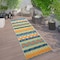 World Rug Gallery Contemporary Boho Indoor/Outdoor Runner Rug 2 ft 7 in x 8 ft Multi 5559MULTI27X8 - alternate 1