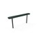 Mytcoat 6ft Outdoor Bench without Back, Inground, Green, Punched Steel, Textured Coating 804332 - alternate 1