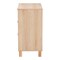 Baxton Studio Sebille Mid-Century Modern Light Brown Finished Wood 3-Drawer Storage Chest with Natural Rattan 207-12464 - alternate 8