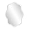 Homeroots 32" Clear Scalloped Edges Unframed Accent Mirror 383713 - alternate 5