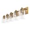 Jonathan Y Irving 36" 5-Light Seeded Glass/Iron Modern Contemporary LED Vanity Light, Brass Gold JYL7620D - alternate 7