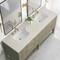 James Martin Vanities Emmeline 72" Double Vanity, Pebble Oak, w/ 3 CM Siberian Silestone Top D100-V72-PBO-3SFR - alternate 4
