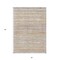 Homeroots 5' X 8' Terra Cotta Striped Washable Indoor Outdoor Area Rug 607987 - alternate 9