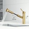 Vigo Branson Pull-Out Spray Kitchen Faucet In Matte Brushed Gold VG02021MG - alternate 5