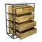 Homeroots 41" Natural Solid Wood Four Drawer Chest 489228 - alternate 1
