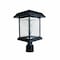 Gama Sonic Aspen Solar Light, GS Solar Light Bulb, 3 in. Fitter, Black 800012 - alternate 4