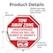 Signmission Tow Away Zone Unauthorized Vehicles, 4 inch X 4 inch, Vinyl Decal, 2PK OC-D-2PACK-4-321 - alternate 3