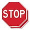Signmission Stop, 10 inch X 10 inch, Plastic Sign, 2PK OC-P-2PACK-10-315 - alternate 1