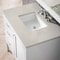 James Martin Vanities Addison 36" Single Vanity, Glossy White, w/ 3 CM Siberian Silestone Top E444-V36-GW-3SFR - alternate 2