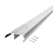 M-D Building Products 3-3/8 in. x 1 in. x 36 in. Silver Aluminum and Vinyl High-Profile Outswing Door Threshold 08631 - alternate 4